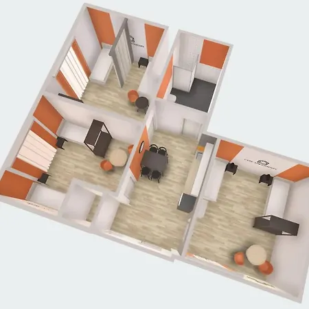 Apartment 3 Bedroom 6 P Parking & Privat-entry